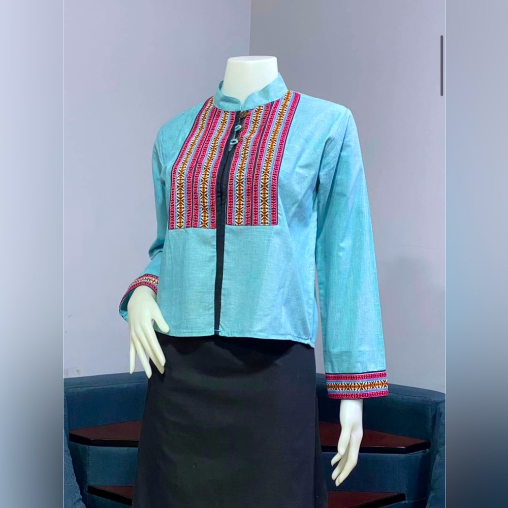 Colorful, fashion statement jacket. Light-weight bomber jacket for any occasion.